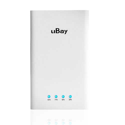 uBay U5 5000mAh 聚合物移動電源象牙白