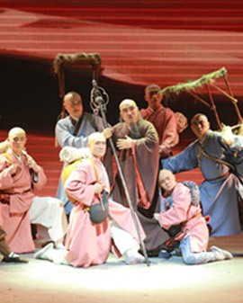 中宣部、文化部主辦全國基層院團戲曲會演 襄垣秧歌劇《法顯》