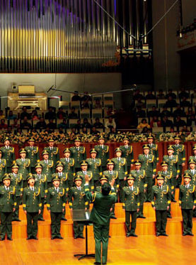“鐵馬金聲——傳承紅色基因，擔當強軍重任”中國武警男聲合唱團新年音樂會